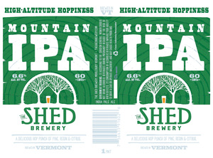 The Shed Brewery Mountain IPA January 2017