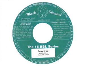 Black Diamond Brewing Company Magnifico Bohemian Pilsner