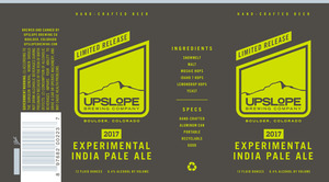 Experimental India Pale Ale January 2017