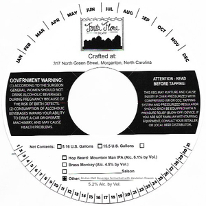 Fonta Flora Brewery Brutus January 2017