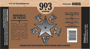 903 Brewers Republic Of Texas January 2017