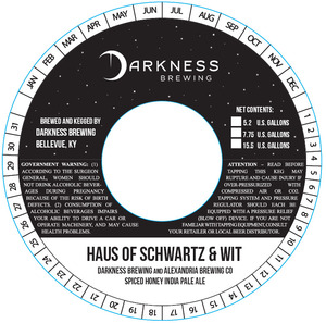 Darkness Brewing Haus Of Schwartz And Wit