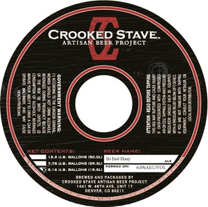 Crooked Stave Artisan Beer Project Its Just Hazy January 2017