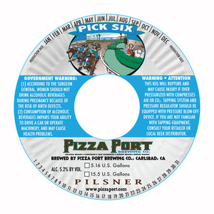 Pizza Port Brewing Co. Pick Six January 2017