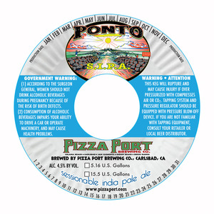 Pizza Port Brewing Co. Ponto January 2017