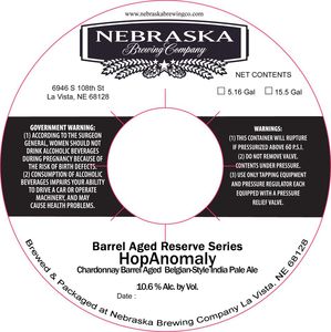 Nebraska Brewing Company Hopanomaly