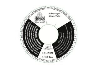 4 Hands Brewing Company Pokey Lager February 2017