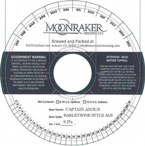 Moonraker Brewing Company Captain Angus Barley Wine