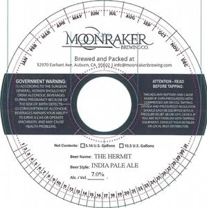 Moonraker Brewing Company The Hermit India Pale Ale
