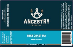 Ancestry Brewing Best Coast IPA