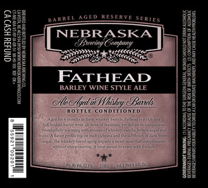Nebraska Brewing Company Fathead Barleywine February 2017