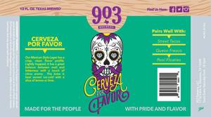 903 Brewers Cerveza Por Favor February 2017