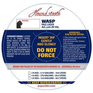 Houndstooth Wasp Pale Lager