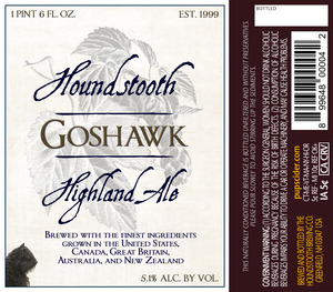 Houndstooth Goshawk Highland Ale