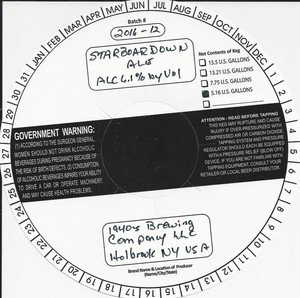 1940's Brewing Company Starboardown February 2017