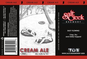 Salt Creek Brewery Cream Ale February 2017