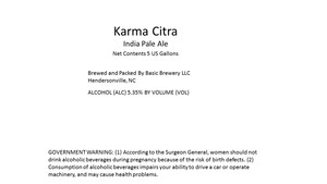 Basic Brewery LLC Karma Citra February 2017