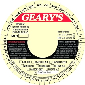 Geary's Rye Stout