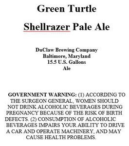 Green Turtle Shellrazer Pale Ale