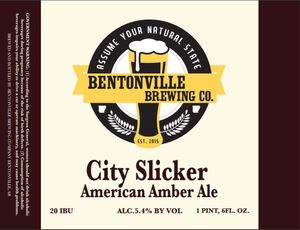 Bentonville Brewing Company City Slicker American Amber Ale February 2017