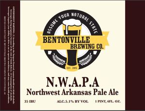 Bentonville Brewing Company Northwest Arkansas Pale Ale February 2017