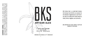 Bks Artisan Ales Fleur De Levure Saison Style Ale