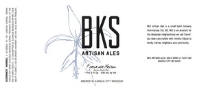 Bks Artisan Ales Fleur De Nelson Saison Style Ale