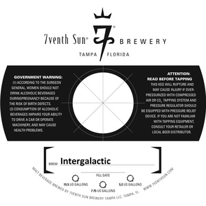 7venth Sun Brewery Intergalactic February 2017