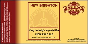 Petrucci Brothers King Ludwig's Imperial IPA February 2017