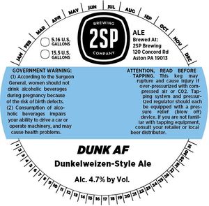 2sp Brewing Company Dunk Af February 2017