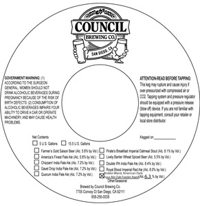 Council Brewing Co. Broken Wand Dark Sour Ale February 2017