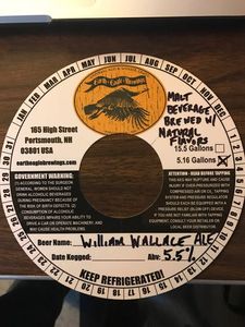 Earth Eagle Brewings William Wallace Ale March 2017