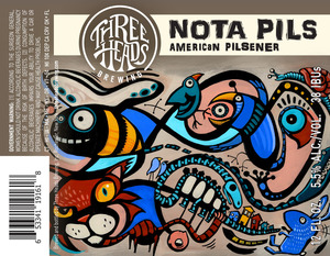 Three Heads Brewing Nota Pils American Pilsener February 2017