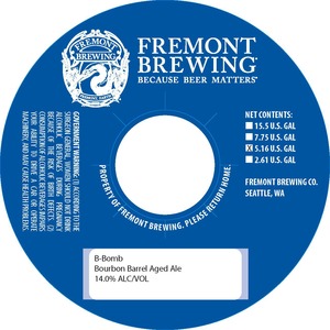 Fremont Bourbon Barrel Aged Ale February 2017