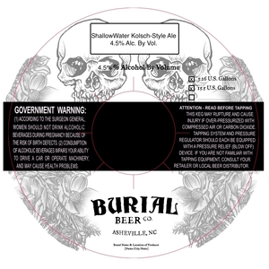 Burial Beer Co. Shallow Waters February 2017