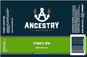 Ancestry Brewing Piney IPA