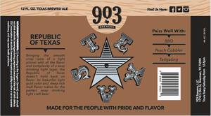 903 Brewers Republic Of Texas February 2017