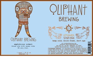 Oliphant Brewing Amphibious Rodent February 2017