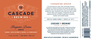 Cascade Brewing Tangerine Dream February 2017