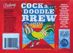 Parkway Brewing Company Cockadoodle Brew Coffee Ale
