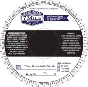 7 Mile Brewery 7 Suns February 2017