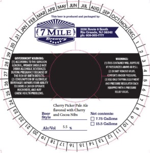 7 Mile Brewery Cherry Picker February 2017