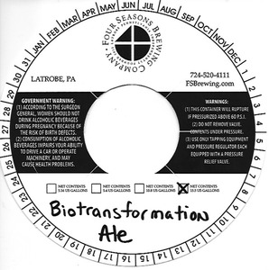 Four Seasons Brewing Company, Inc. Biotransformation Ale