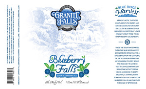 Granite Falls Brewing Company Blueberry Falls February 2017