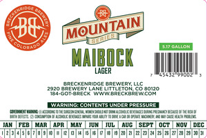 Breckenridge Brewery, LLC Mountain Series Maibock