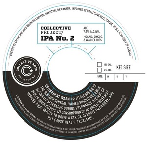 Collective Arts Collective Project IPA No. 2 February 2017