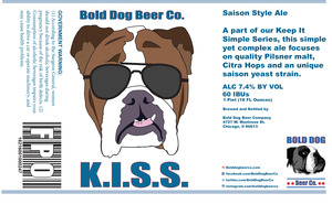 Bold Dog Beer Company K.i.s.s.