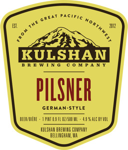 Kulshan Brewing Co Pilsner
