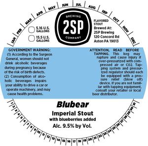 2sp Brewing Company Blubear February 2017