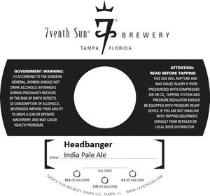 7venth Sun Brewery Headbanger March 2017